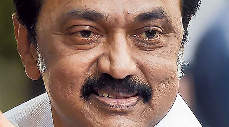 M.K. Stalin.