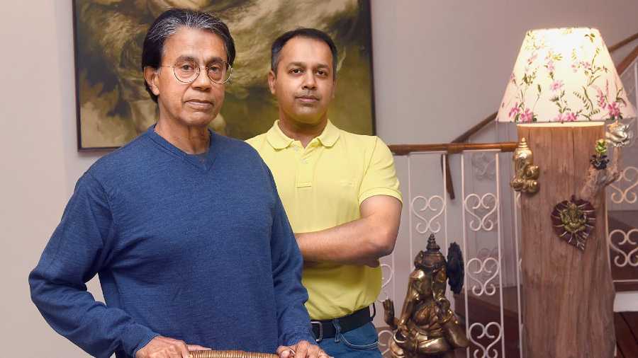 Siddhartha Roy (left), founder and owner of Chhuti, with son Surya Deep Roy, director, Chhuti Holiday Resort