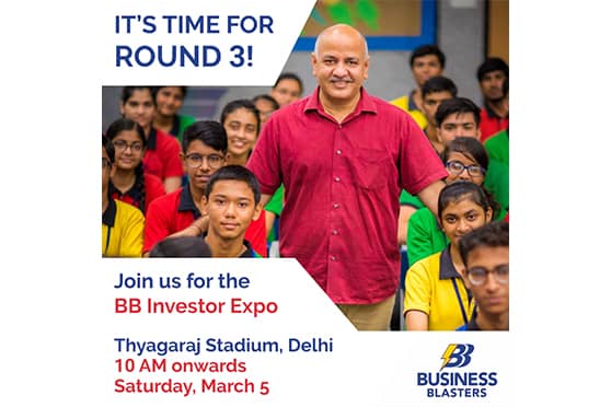 Business Blasters is the Delhi government's start-up programme for students of Classes XI and XII.