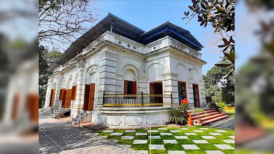 The restored Konnagar ‘bagan bari’ that belonged to the Tagore family