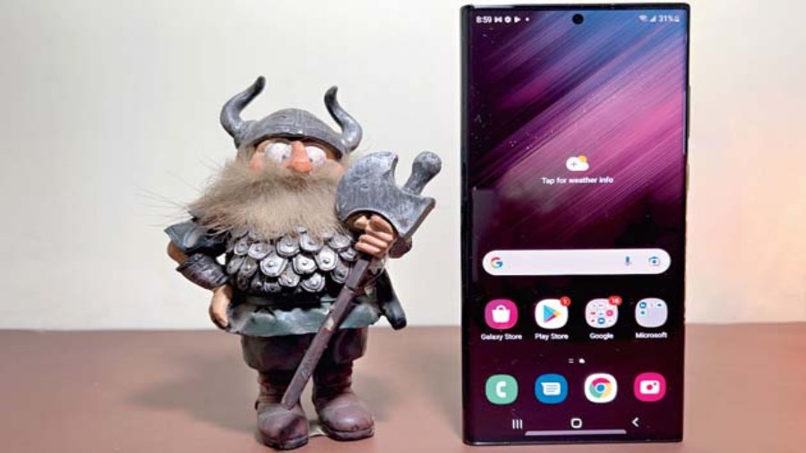 There is a Gorilla Glass Victus+ protection on front and back.