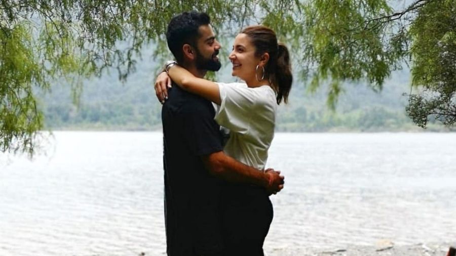Virat with his wife Anushka Sharma