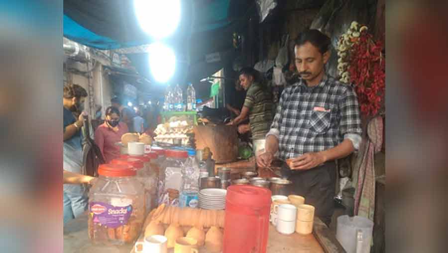 Shyam babur tea stall sells an excellent cuppa