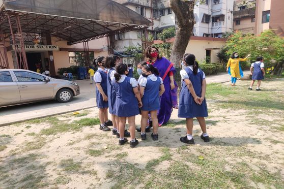 Mahadevi Birla World Academy vice-principal Nupur Ghosh said transition from online to offline was seamless. “We were slightly apprehensive of how the children would react on the first day. They pleasantly surprised us by being well-prepared. It did not feel like school had been shut at all,” she said.