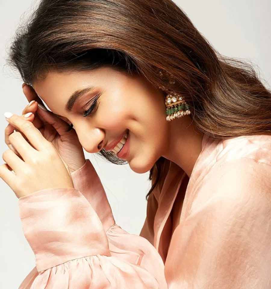 Actor Rukmini Maitra uploaded this photograph on her Instagram handle on Friday 
