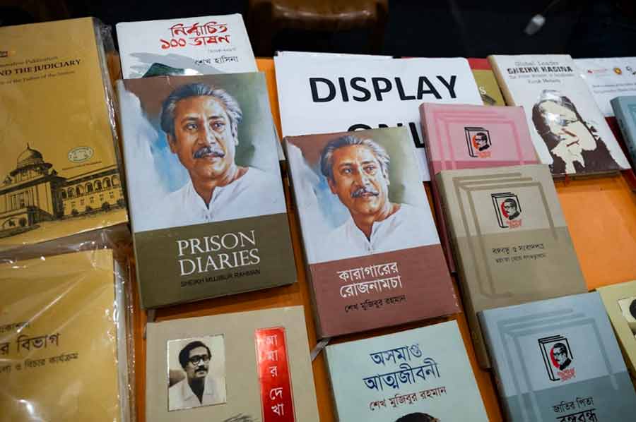 Ghosh spends most of his time in the Bangladesh stall looking for an authoritative biography on Bangabondhu Sheikh Mujibur Rahman 