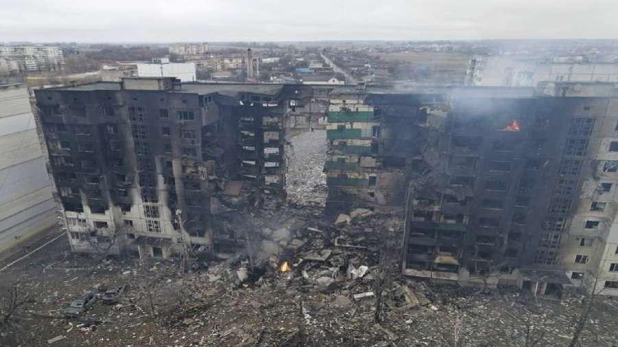 Russia - Russia-Ukraine crisis: Pictures reveal devastation caused by ...