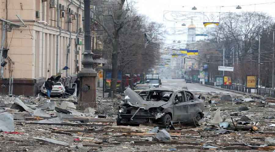 Air raid sirens sounded across the Mykolaiv region, which borders the vital port of Odessa, before the blasts