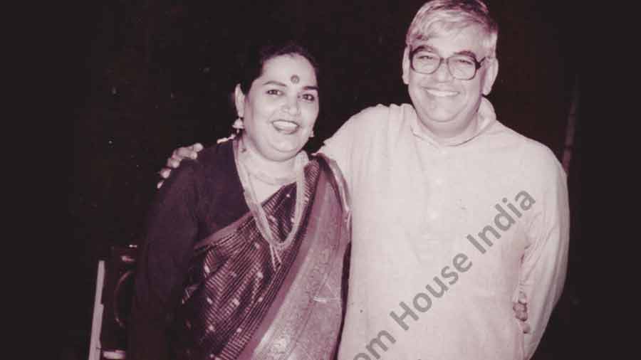 Usha with her brother, Shyamsundar 