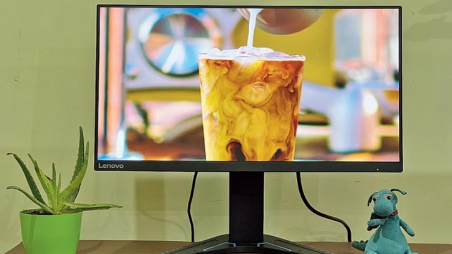 Lenovo G24-20 is a good mid-segment monitor for content consumption and gaming. 
