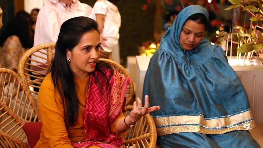 Pooja Jain (left) and Alifya Sonaseth 