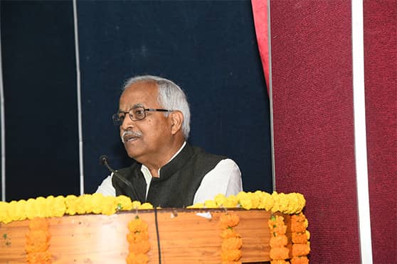 BAU vice-chancellor O.N. Singh addressed the seminar.  