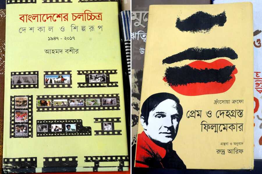 Collections on films are also a popular genre. Among the titles are many on the evolution of cinema in Bangladesh and some on international cinema like this volume (right) on French filmmaker Francois Truffaut by Bangladeshi poet-translator-activist Rudra Arif