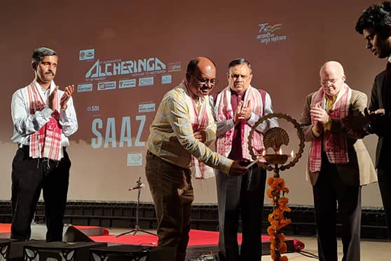 IIT Guwahati inaugurated Alcheringa with a lamp lighting ceremony performed by esteemed guests.