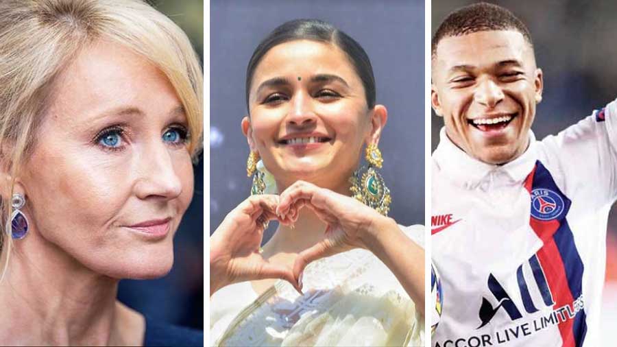 J.K. Rowling, Alia Bhatt and Kylian Mbappe are among the newsmakers of the week
