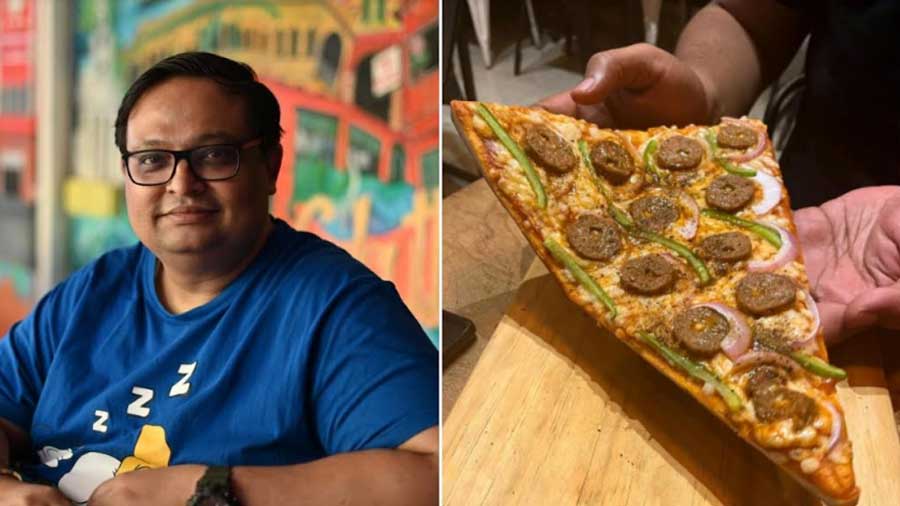 Chakravarti has taken ownership of The Mighty Slice, the brand known for its New York-inspired giant pizza slices