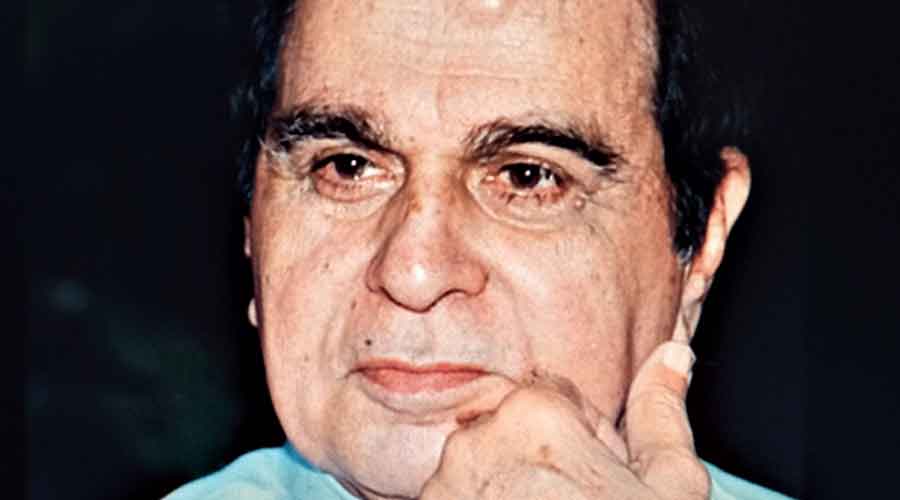 Image of Dilip Kumar shown at Bafta.