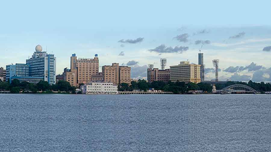 Some of the landmark buildings of Kolkata that can be seen from the riverfront