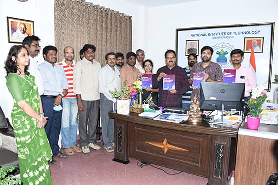 C.S.P. Rao, director, NIT Andhra Pradesh, released the book in the presence of the deans, heads of various departments and faculty of NIT Andhra Pradesh.