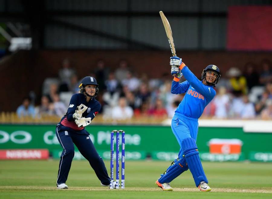 Smriti Mandhana scored 90 (72) against England.