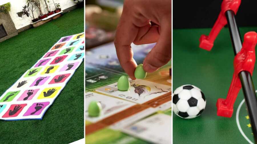 Traditional Classic Sports Soccer Football Mini Table Top Game Family Party 