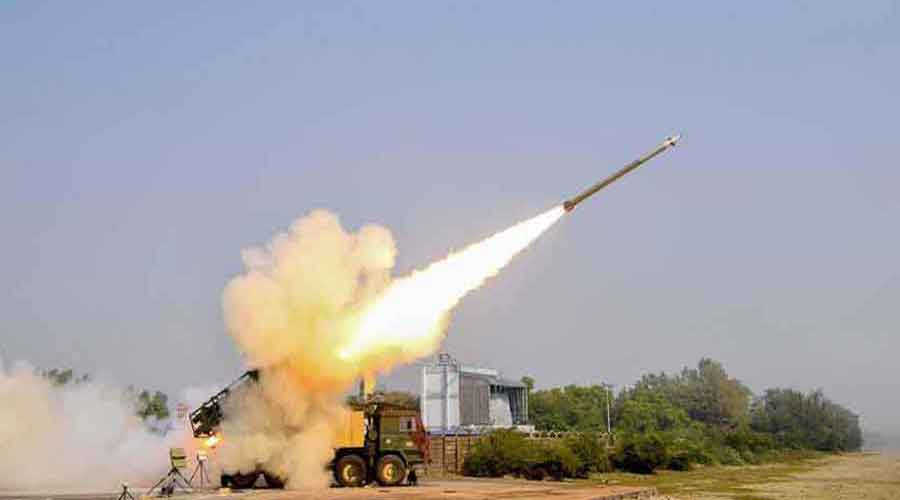 Defence ministry sources said it could have been a BrahMos supersonic cruise missile without a warhead. 