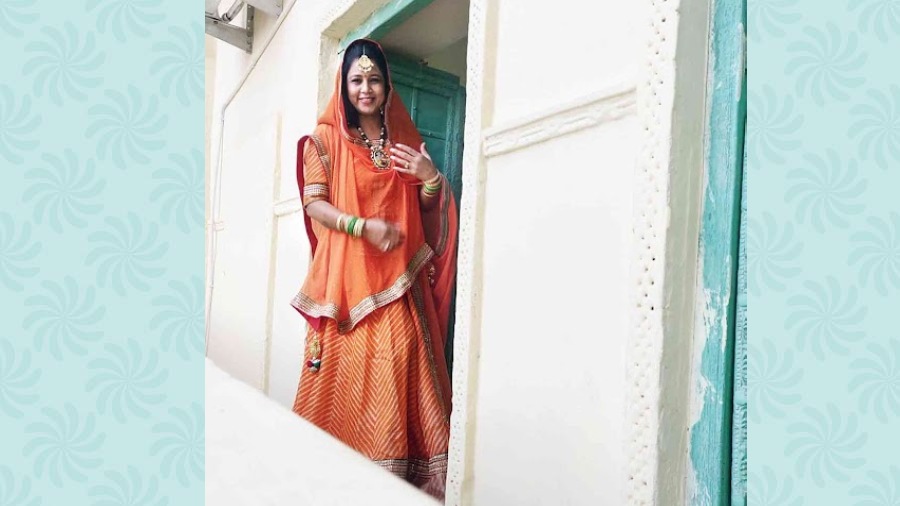 Happy Clients Diary... | Rajputi dress, Royal dresses, Wearing dress