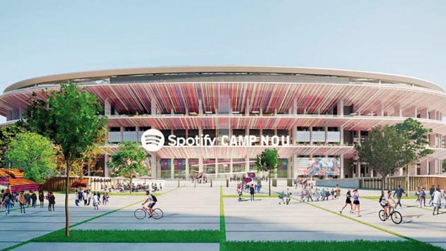 A rendering of what Camp Nou will look like