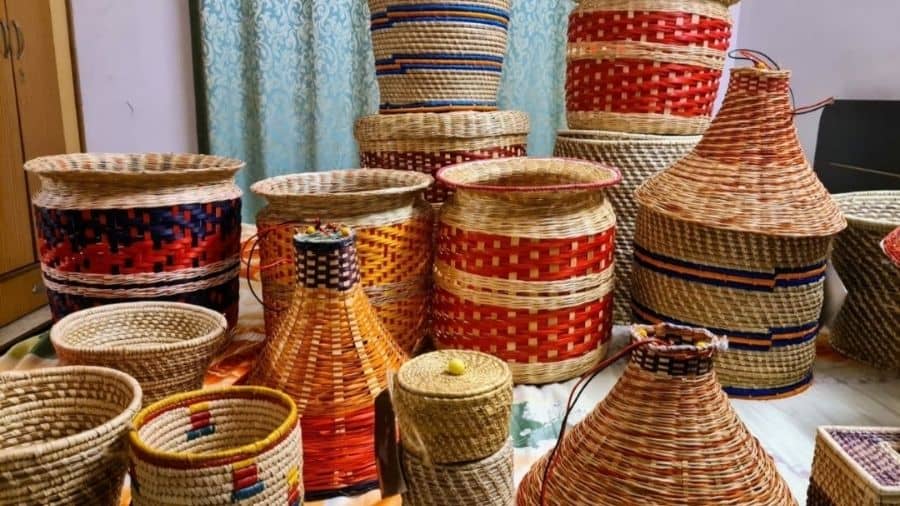  Handicrafts products made by local people to be put up for sale at the proposed outlet in the Dalma gateway