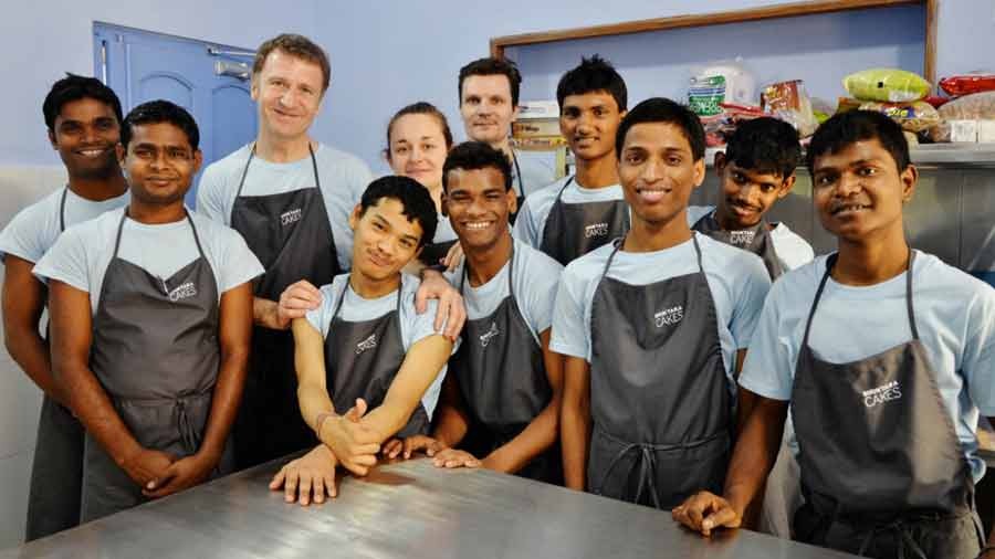 The bakers at Shuktara Cakes 