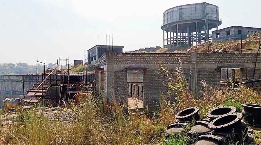 The water treatment plant as part of the Bagbera water project.