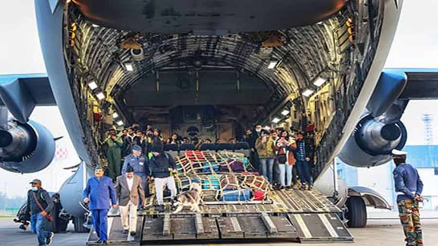 Mahasweta hardly got any rest between flights to and from Ukraine but kept going on account of adrenaline and her duty to her country