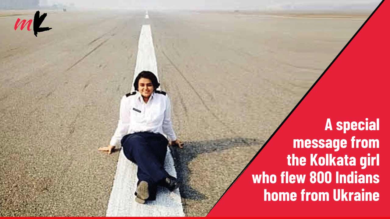 Civilian Heroes | The inside story of 24-year-old Kolkata girl and pilot  Mahasweta Chakraborty, who flew 800 Indians back home from Ukraine -  Telegraph India