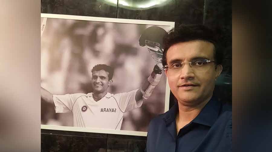 The photo on the walls of Eden Garden that Sourav Ganguly shared