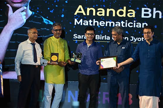 Ananda Bhaduri, a Class X student of Sarala Birla Gyan Jyoti, Guwahati, is a Math geek.