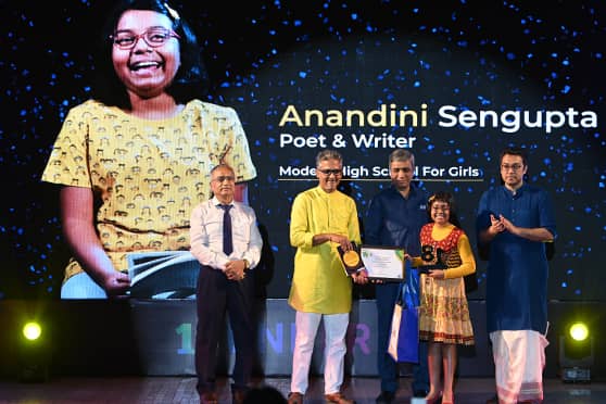 Anandini Sengupta, a Class VIII student of Modern High School for Girls, Kolkata, is a poet and a short story writer. 