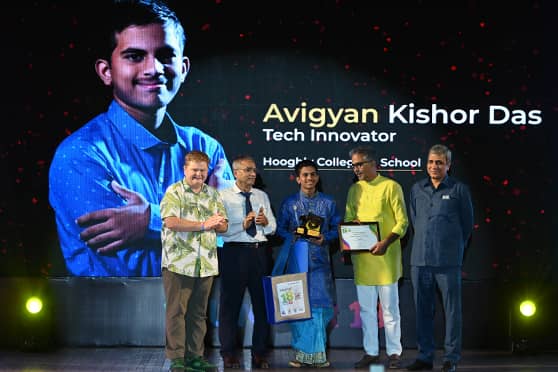 Avigyan Kishor Das, a Class IX student of Hooghly Collegiate School, is an innovator. 
