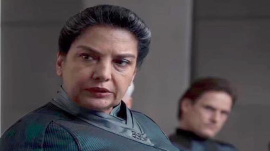 Shabana Azmi as Admiral Margaret Parangosky in Halo, streaming on Voot Select from today