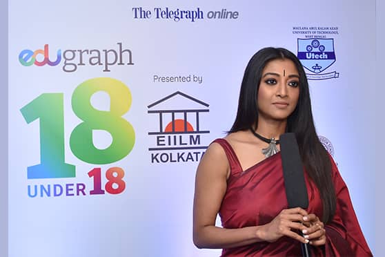 Actress Paoli Dam said the Edugraph 18 Under 18 initiative was a place to nurture and promote young talent.  
