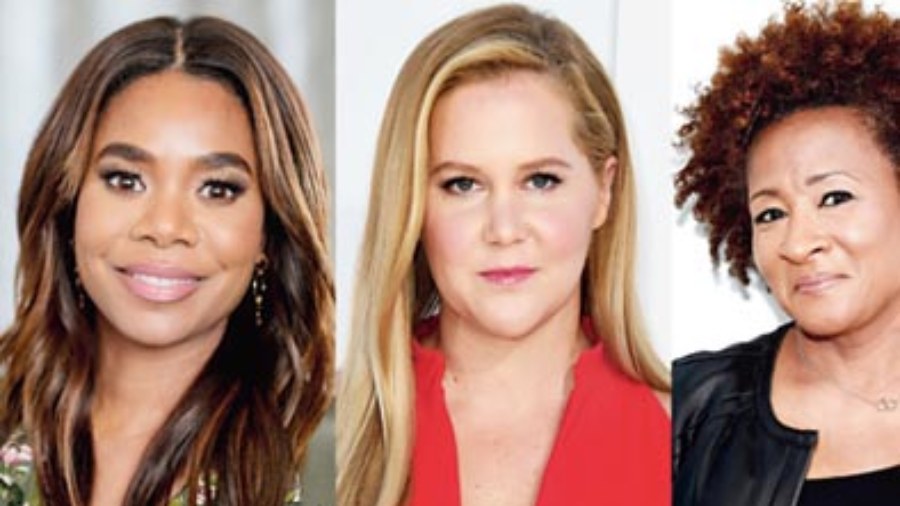 (L-R) Regina Hall, Amy Schumer and Wanda Sykes will have hosting duties this  year