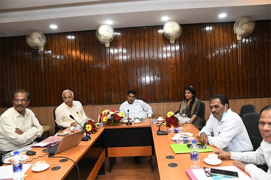 Officials at the meeting of the State Variety Release Committee of Jharkhand at Birsa Agriculture University, Jharkhand.  