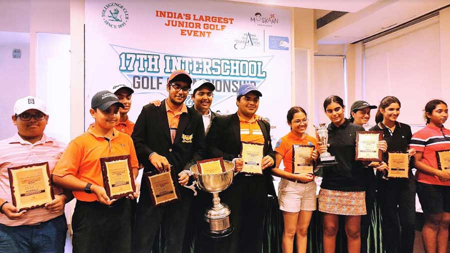 113 golfers across 18 schools in eastern India competed at the 17th Inter School Golf Championship