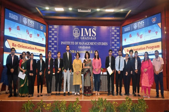 The reorientation programme for Term III students of the PGDM batch of 2021-23 was envisioned by Urvashi Makkar, director, IMS Ghaziabad.