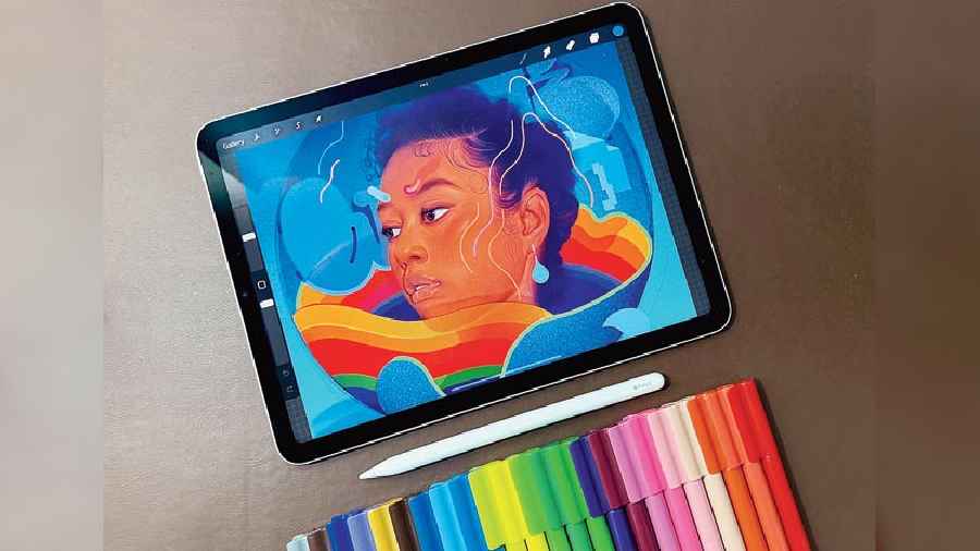 The power of the Apple Pencil can be felt with apps like Procreate