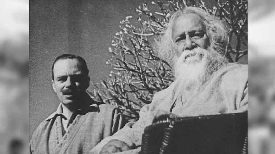 Rabindranath Tagore and L.K. Elmhirst