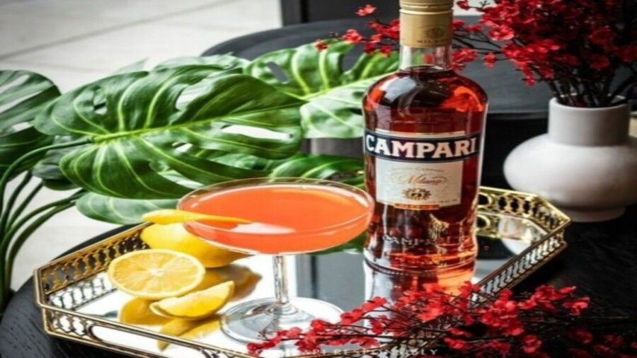 Campari is a bitter-sweet citrusy aperitif