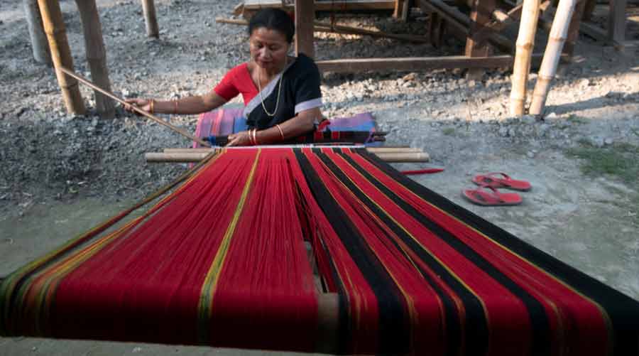 Traditional crafts like weaving and basket making are skills passed through generations 