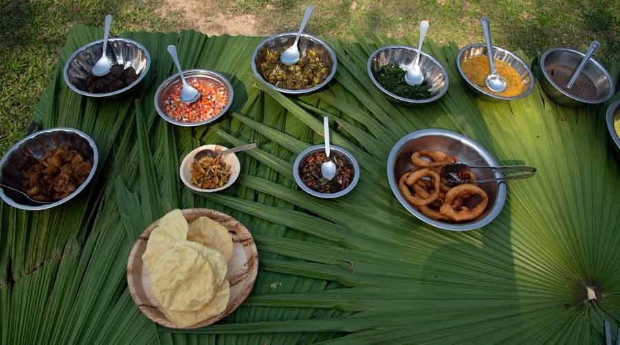 Tasting the traditional cuisine of the tribal communities living around Wild Mahseer is a wonderful experience 