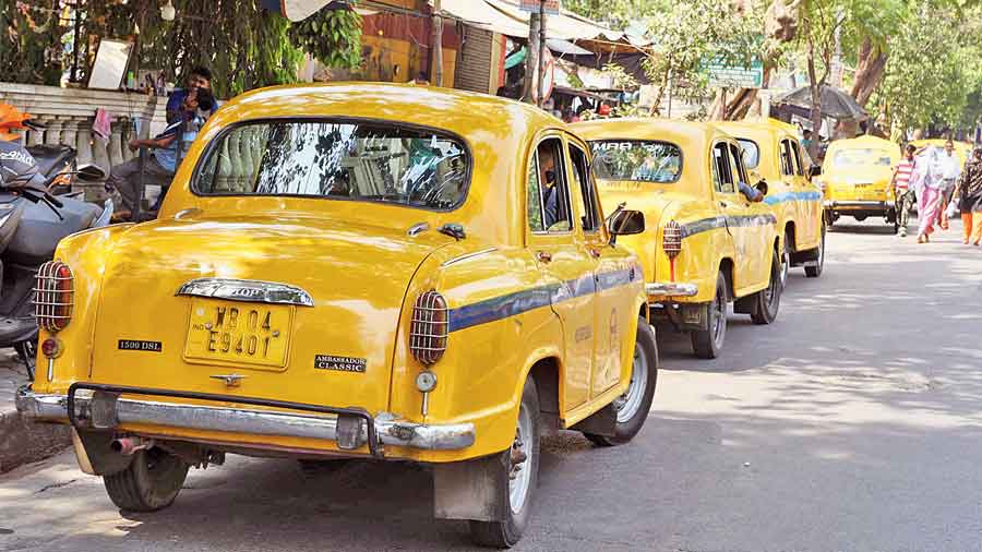 A taxi stand near New Market on Tuesday