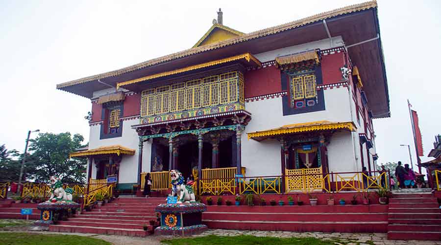 The well-known Pemayangste Monastery is a centre for Buddhist learning and a residence for about 150 monks